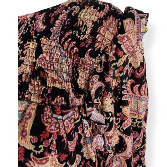 Knox Rose Long sleeve Smocked Blouse Large - Picture 4 of 5